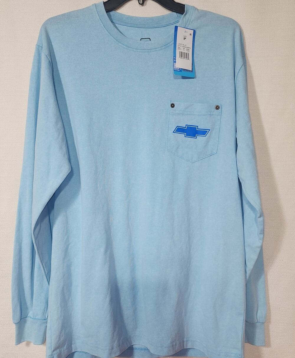 Chevy Camaro blue long sleeve shirt size medium men